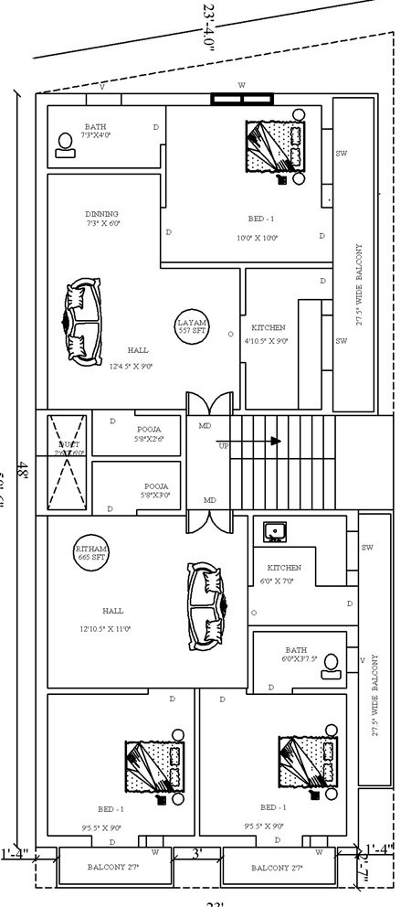 AISWARYAM GROUND FLOOR PLAN