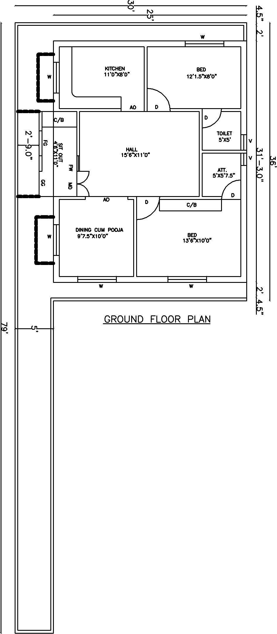 AISWARYAM GROUND FLOOR PLAN